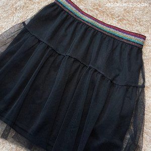 Art Class Girls Black Tulle Skirt